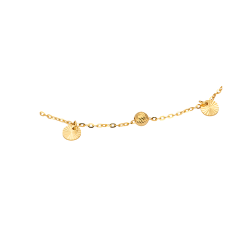Lắc chân vàng 18k