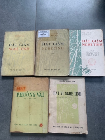 Tập sách về Dân ca Nghệ Tĩnh