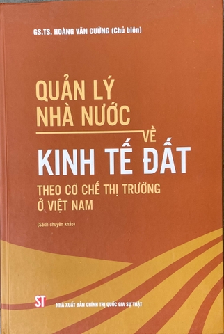 Quản lý nhà nước và kinh tế đất theo cơ chế thị trường ở việt nam