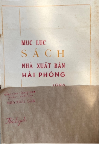 Mục lục sách nhà xuất bản Hải Phòng