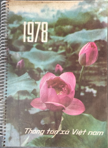 Sổ Thông tấn xã Việt Nam 1978, đẹp, nhiều minh hoạ màu