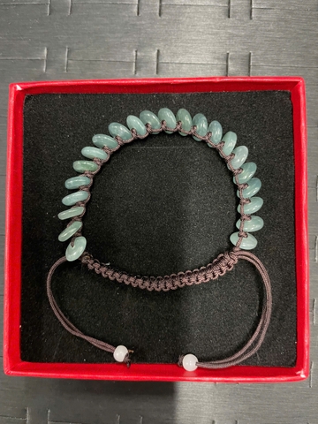 Chuỗi Tay Đá Lam Ngọc Điếu  22 Hạt 6.5 mm