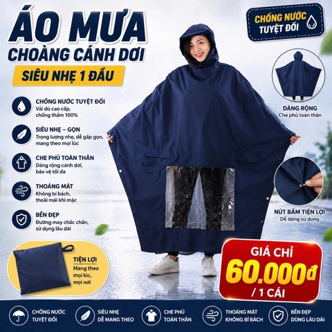 Áo mưa choàng cánh dơi