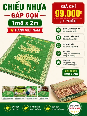 Chiếu nhựa gấp gọn