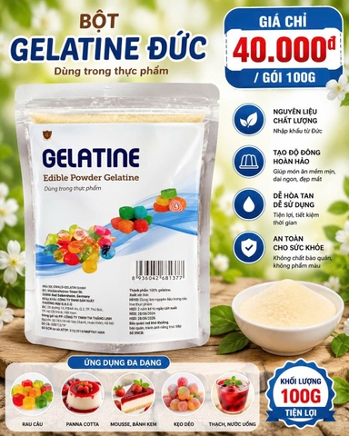 Bột Getatine Đức