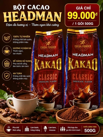 Bột CaCao Headman