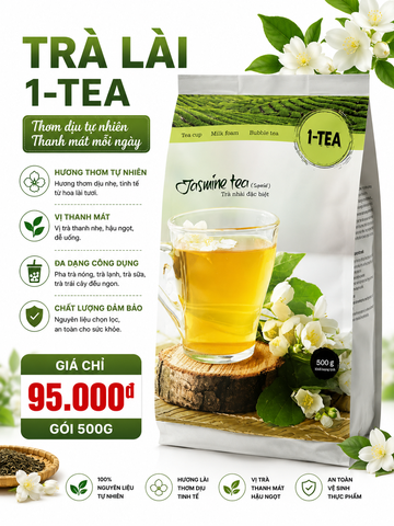 Trà Lài 1-Tea Gói 500g Nguyên Liệu Pha Chế