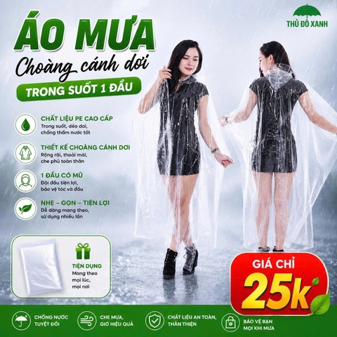 Áo mưa choàng cánh dơi