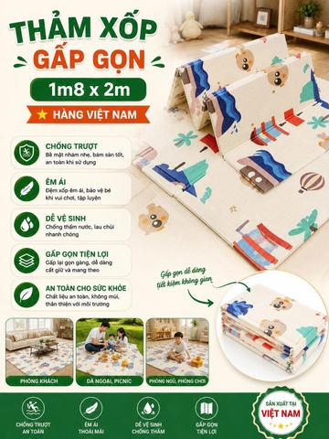 Thảm xốp gấp gọn