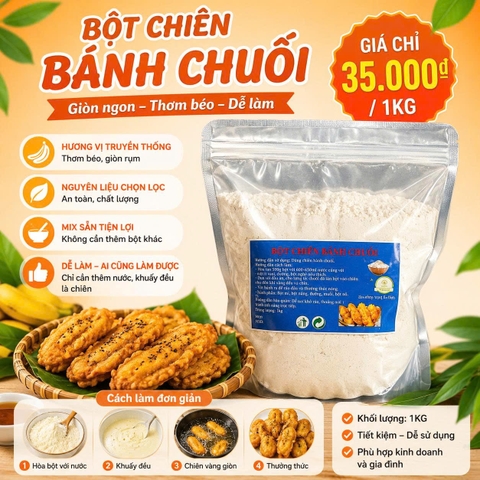 Bột Chiên bánh chuối