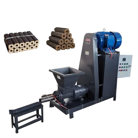 Máy ép củi trấu