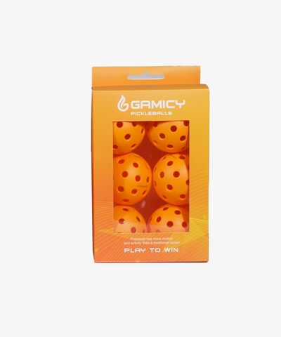 Hộp 6 Bóng Tập Luyện Pickleball Gamicy PG40L Outdoor