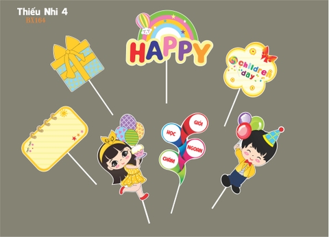 SET CẮM GIẤY THIẾU NHI 4