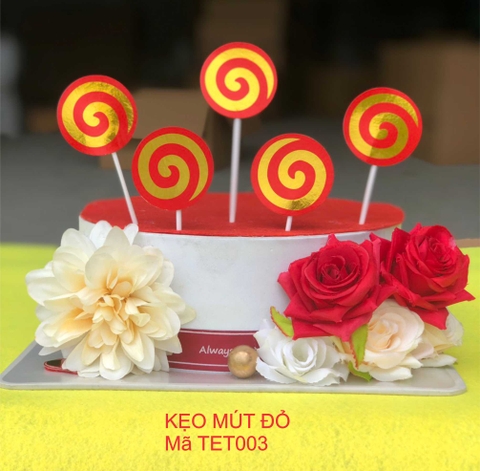 THẺ CẮM KẸO MÚT ĐỎ