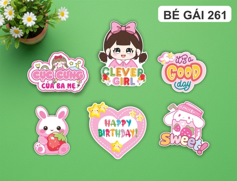 SET CẮM GIẤY BÉ GÁI 261