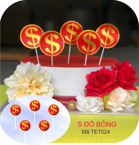 SET CHỮ S ĐỎ BÓNG