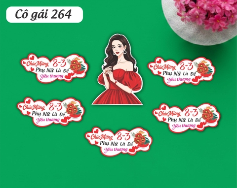 SÉT CẮM GIẤY CÔ GÁI 264