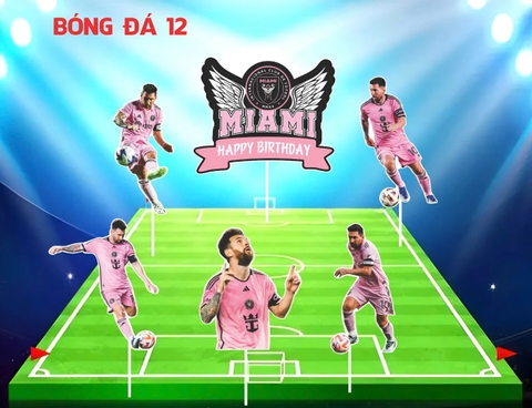 SET CẮM GIẤY BÓNG ĐÁ 12