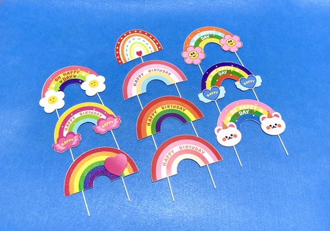 SET CẮM GIẤY CẦU VỒNG 9