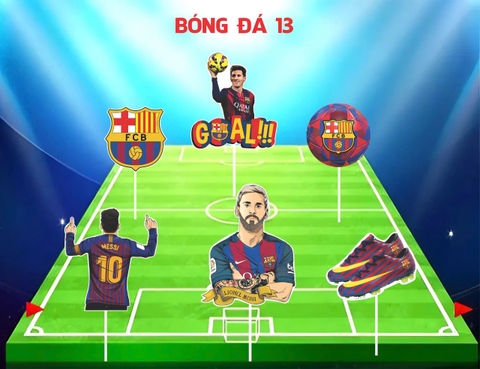 SET CẮM GIẤY BÓNG ĐÁ 13