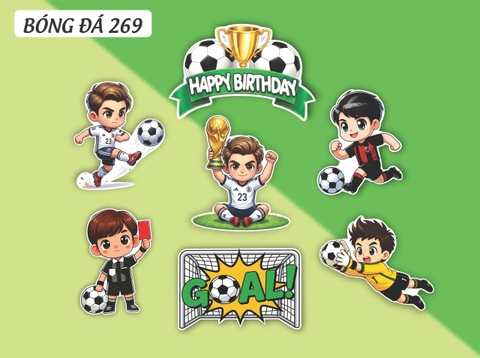SET CẮM GIẤY BÓNG ĐÁ 269