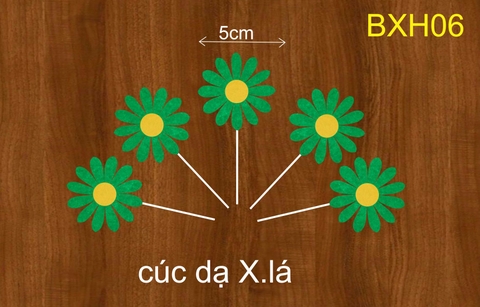 SET CẮM CÚC DẠ XANH LÁ