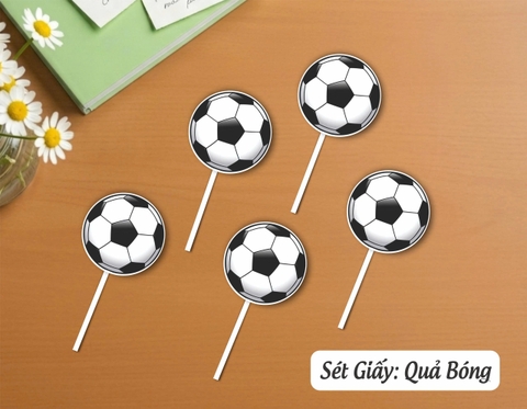 SET CẮM GIẤY 5 QUẢ BÓNG
