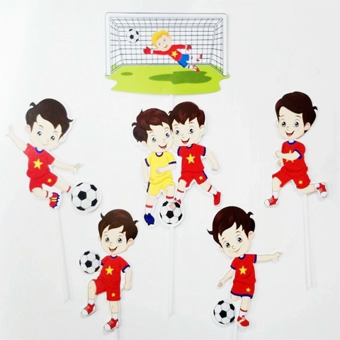 SET CẮM GIẤY BÓNG ĐÁ ĐỎ