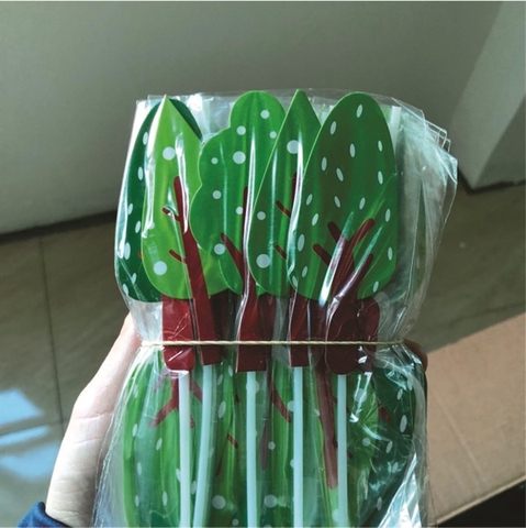 SET CẮM LÁ 5 XANH
