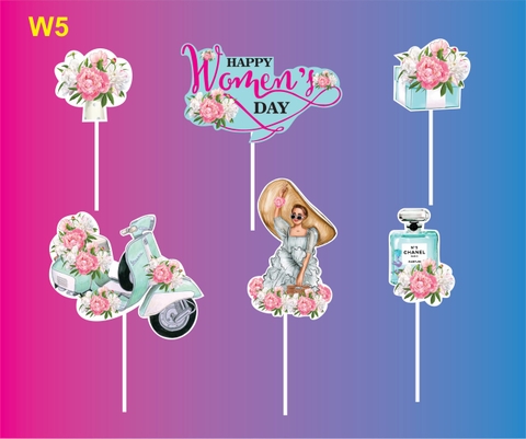 SET THẺ PHỤ NỮ W5 XANH