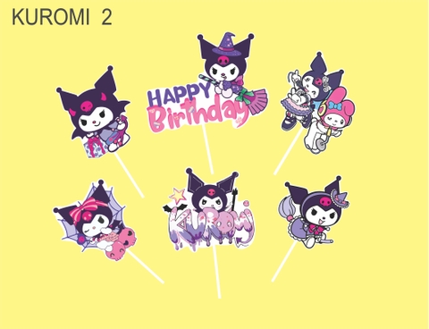 SET CẮM GIẤY KUROMI 2