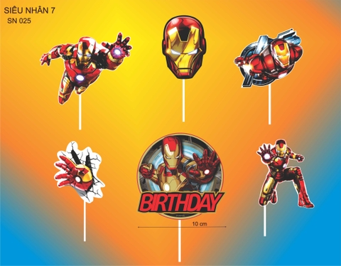 SET CẮM GIẤY SIÊU NHÂN 7