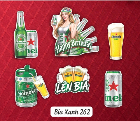 SET CẮM GIẤY BIA XANH 262