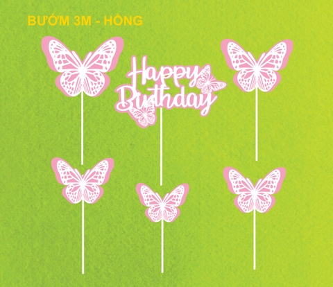 SET CẮM GIẤY BƯỚM 2