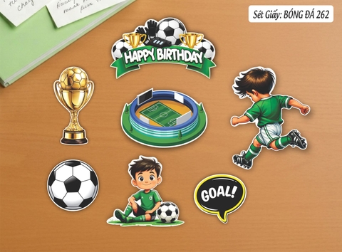 SET CẮM GIẤY BÓNG ĐÁ 262