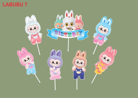 SET CẮM GIẤY LABUBU 7