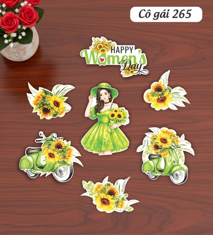 SÉT CẮM GIẤY CÔ GÁI 265