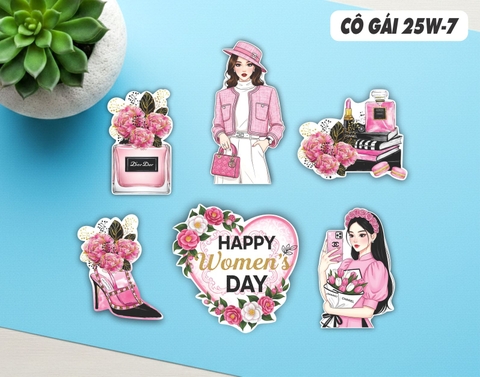 SET CẮM GIẤY CÔ GÁI 25W7