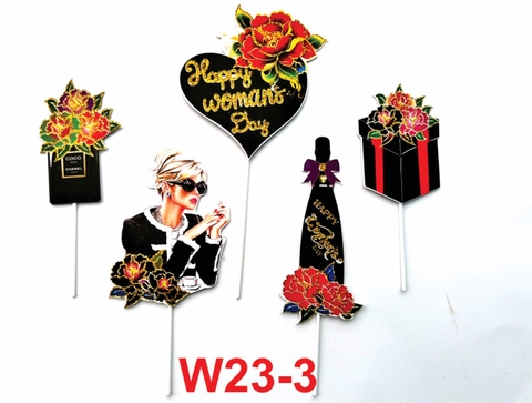 SET CẮM GIẤY PHỤ NỮ 8/3-W2