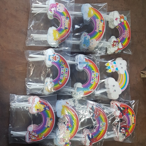 SET CẮM GIẤY CẦU VỒNG 8