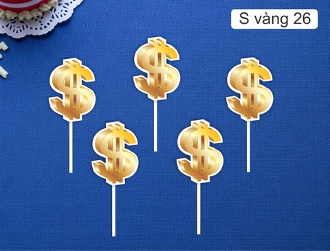 Sét Cắm Giấy S Vàng 26