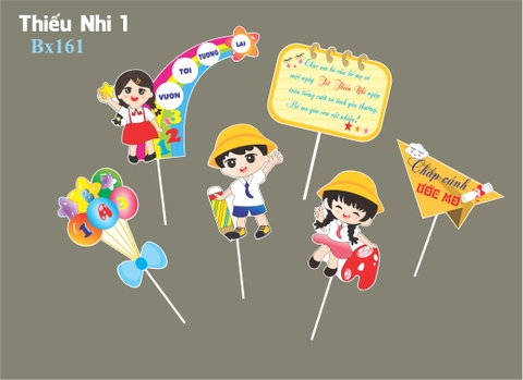 SET CẮM GIẤY THIẾU NHI 1
