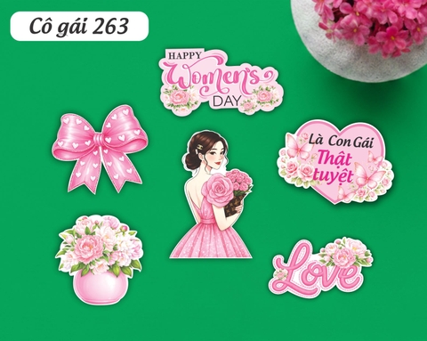 SÉT CẮM GIẤY CÔ GÁI 263