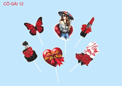 SET CẮM GIẤY CÔ GÁI 12