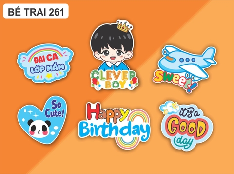 SET CẮM GIẤY BÉ TRAI 261