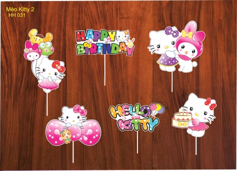 SET CẮM GIẤY MÈO KITTY 2