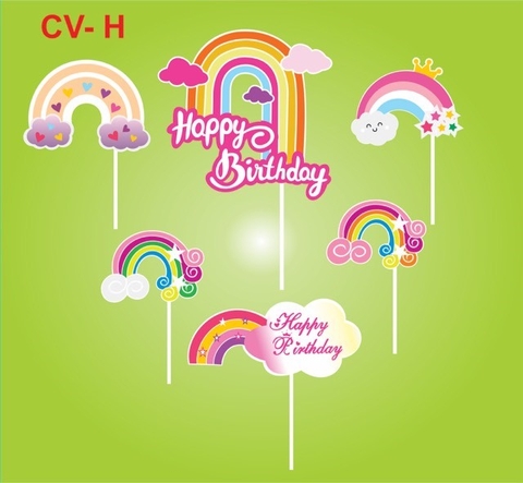 SET CẮM GIẤY CẦU VỒNG HỒNG THƯỜNG