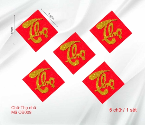 SET 5 CHỮ THỌ