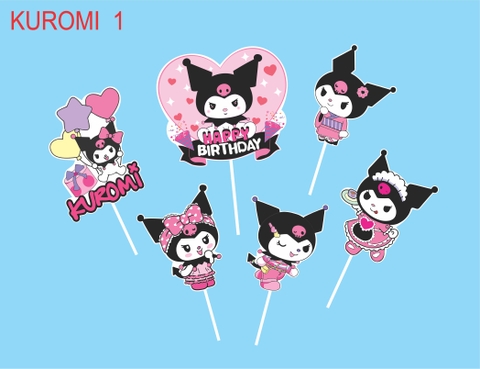 SET CẮM GIẤY KUROMI 1