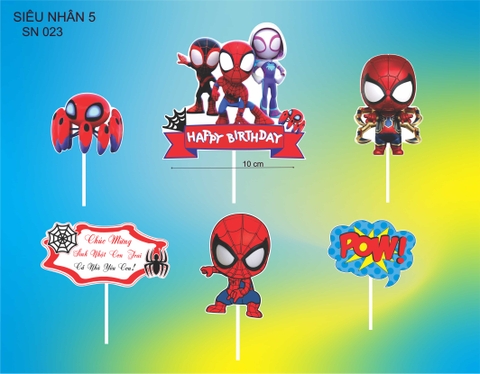 SET CẮM GIẤY SIÊU NHÂN 5
